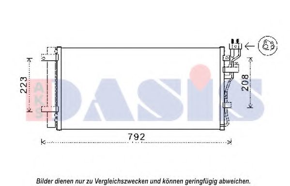 Imagine Condensator, climatizare AKS DASIS 512081N