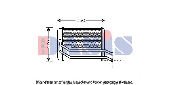 Imagine Schimbator caldura, incalzire habitaclu AKS DASIS 516002N