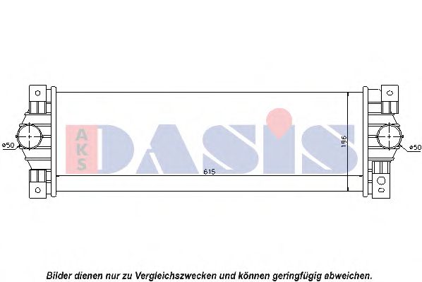 Imagine Intercooler, compresor AKS DASIS 517001N