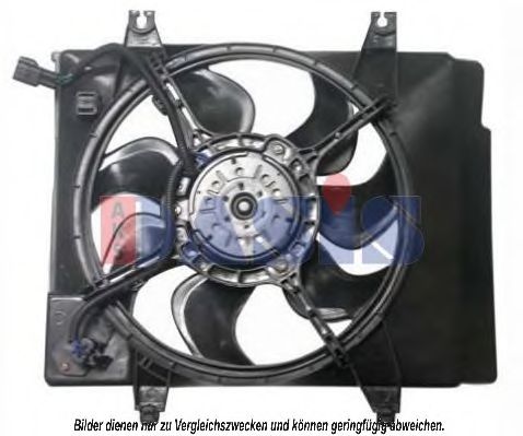 Imagine Ventilator, radiator AKS DASIS 518033N