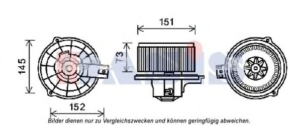 Imagine Ventilator, habitaclu AKS DASIS 518057N
