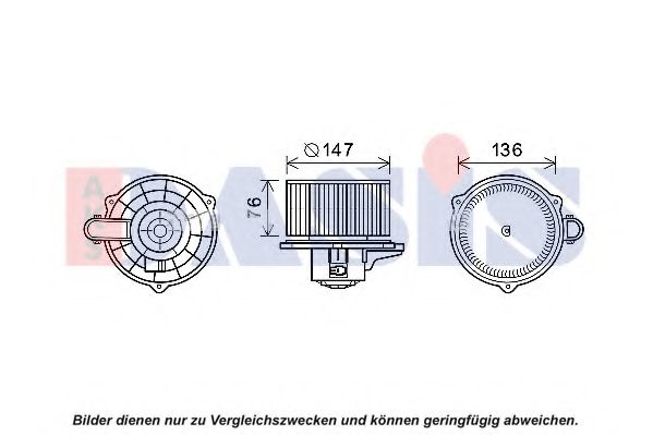 Ventilator, habitaclu AKS DASIS 518086N