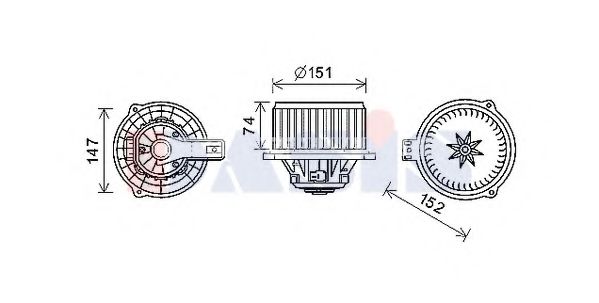 Imagine Ventilator, habitaclu AKS DASIS 518112N