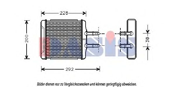 Imagine Schimbator caldura, incalzire habitaclu AKS DASIS 519003N