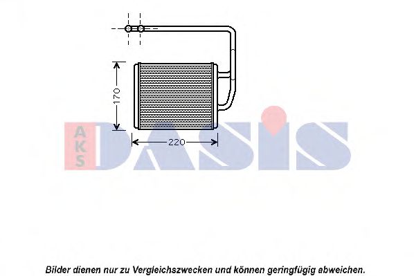 Imagine Schimbator caldura, incalzire habitaclu AKS DASIS 519008N