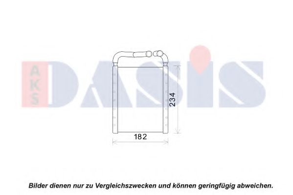 Imagine Schimbator caldura, incalzire habitaclu AKS DASIS 519013N