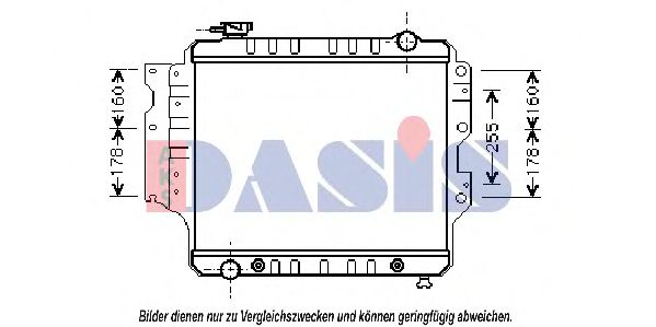 Imagine Radiator, racire motor AKS DASIS 520032N