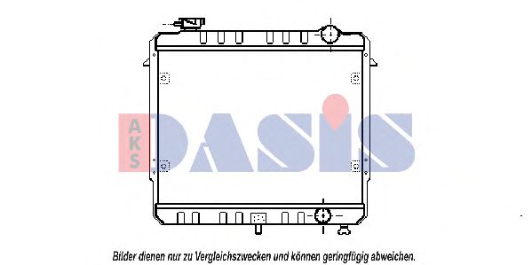 Imagine Radiator, racire motor AKS DASIS 520042N