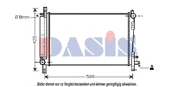 Imagine Radiator, racire motor AKS DASIS 520045N