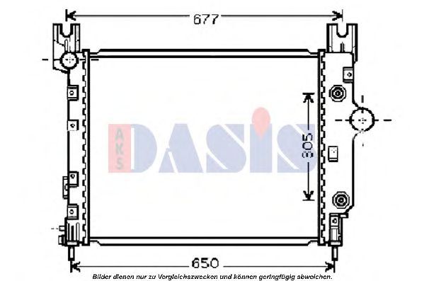 Imagine Radiator, racire motor AKS DASIS 520111N