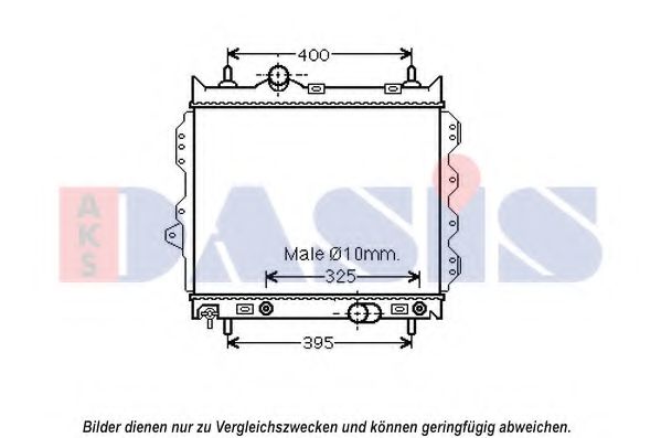 Imagine Radiator, racire motor AKS DASIS 520125N