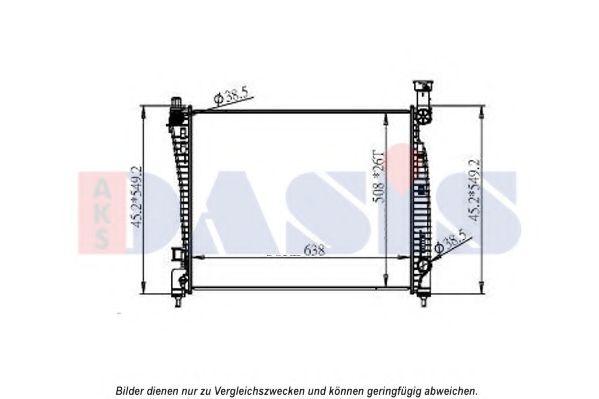 Imagine Radiator, racire motor AKS DASIS 520127N