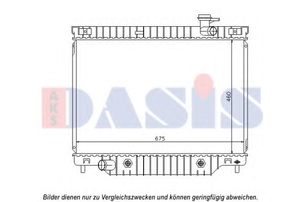 Imagine Radiator, racire motor AKS DASIS 520129N