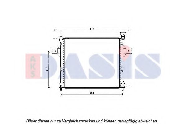 Imagine Radiator, racire motor AKS DASIS 520131N