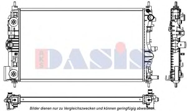 Imagine Radiator, racire motor AKS DASIS 520137N