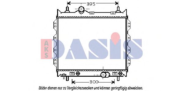 Imagine Radiator, racire motor AKS DASIS 520760N