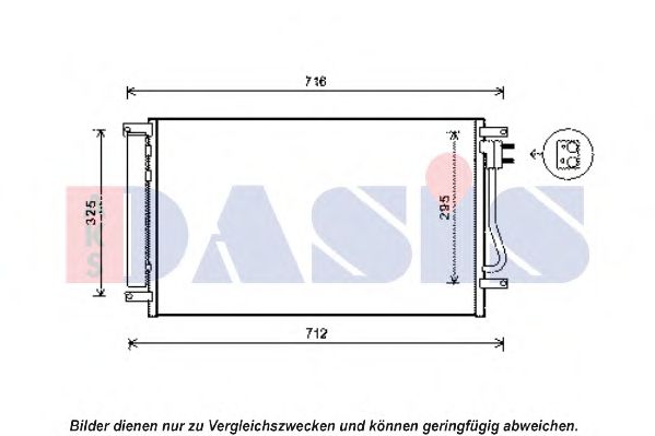 Imagine Condensator, climatizare AKS DASIS 522067N