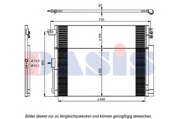 Imagine Condensator, climatizare AKS DASIS 522081N