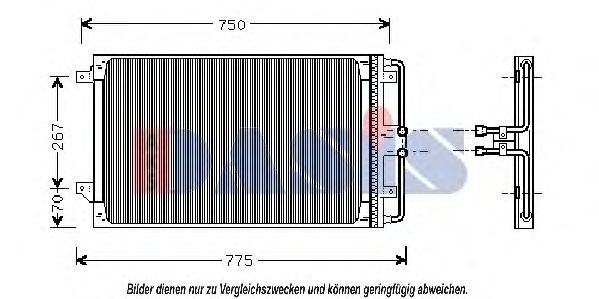 Imagine Condensator, climatizare AKS DASIS 522600N