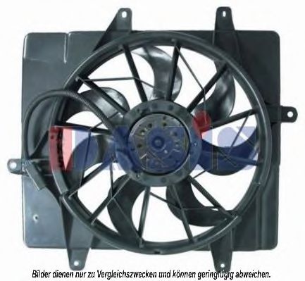 Imagine Ventilator, radiator AKS DASIS 528016N