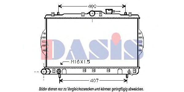 Imagine Radiator, racire motor AKS DASIS 560016N