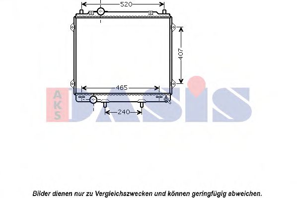 Imagine Radiator, racire motor AKS DASIS 560041N