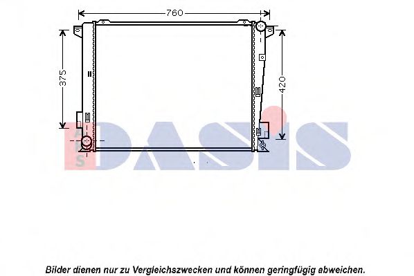 Imagine Radiator, racire motor AKS DASIS 560053N