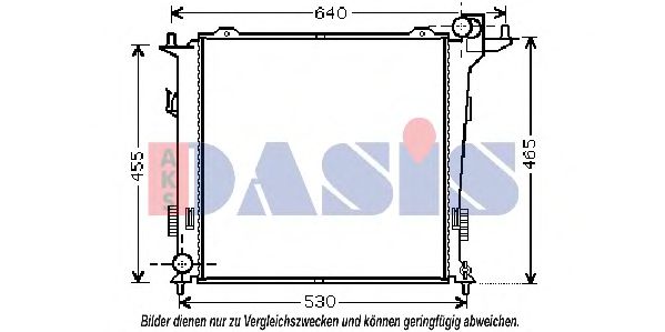 Imagine Radiator, racire motor AKS DASIS 560058N