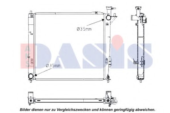 Imagine Radiator, racire motor AKS DASIS 560097N