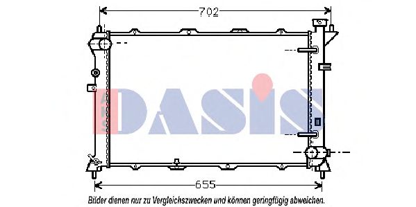 Imagine Radiator, racire motor AKS DASIS 560100N