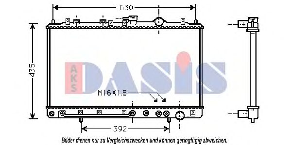 Imagine Radiator, racire motor AKS DASIS 560370N