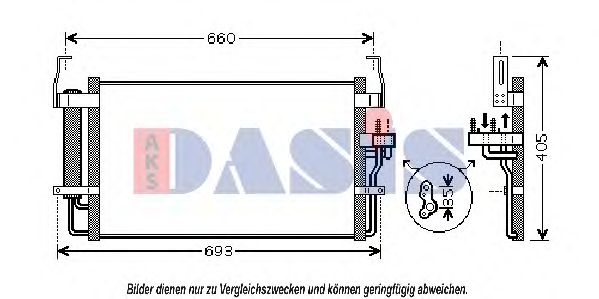 Imagine Condensator, climatizare AKS DASIS 562008N