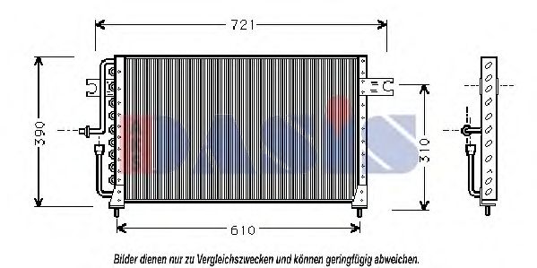 Imagine Condensator, climatizare AKS DASIS 562030N