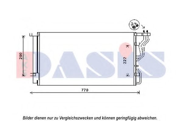 Imagine Condensator, climatizare AKS DASIS 562035N