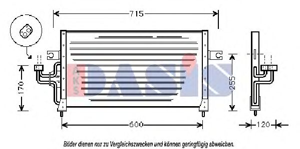 Imagine Condensator, climatizare AKS DASIS 562040N