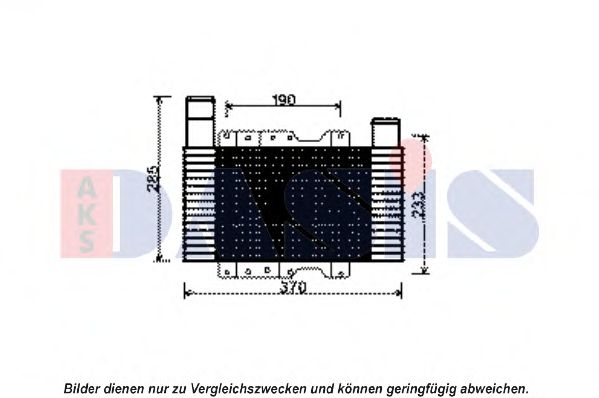 Imagine Intercooler, compresor AKS DASIS 567003N