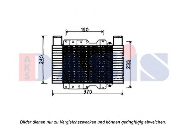 Imagine Intercooler, compresor AKS DASIS 567004N