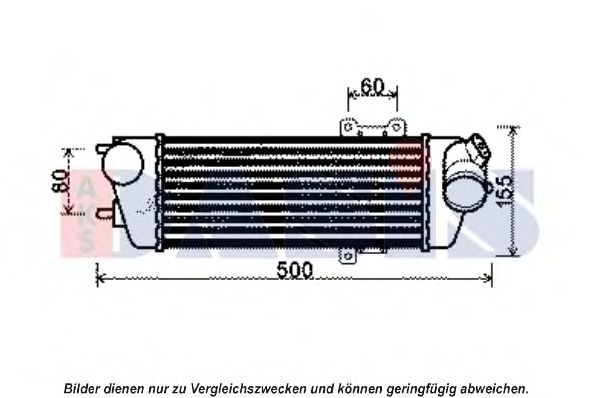 Imagine Intercooler, compresor AKS DASIS 567006N