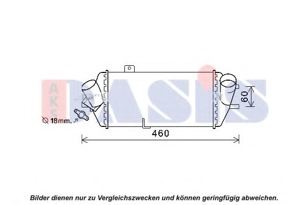 Imagine Intercooler, compresor AKS DASIS 567014N