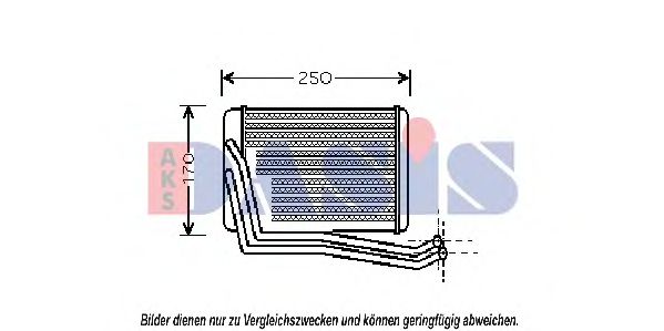 Imagine Schimbator caldura, incalzire habitaclu AKS DASIS 569013N