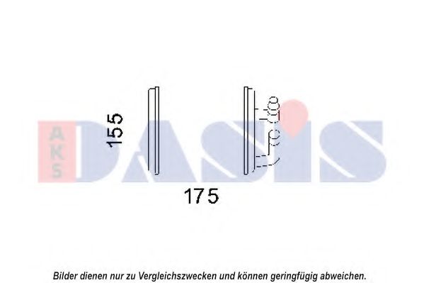 Imagine Schimbator caldura, incalzire habitaclu AKS DASIS 569023N