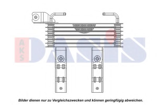 Imagine Radiator ulei, ulei motor AKS DASIS 569024N