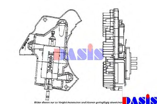 Imagine unitate de control,incalzire/ventilatie AKS DASIS 741340N