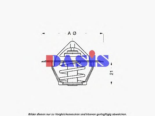 Imagine termostat,lichid racire AKS DASIS 750622N