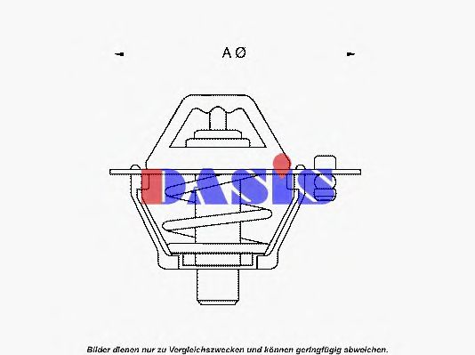 Imagine termostat,lichid racire AKS DASIS 750967N