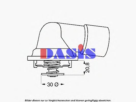 Imagine termostat,lichid racire AKS DASIS 751637N