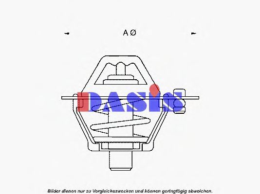 Imagine termostat,lichid racire AKS DASIS 751803N