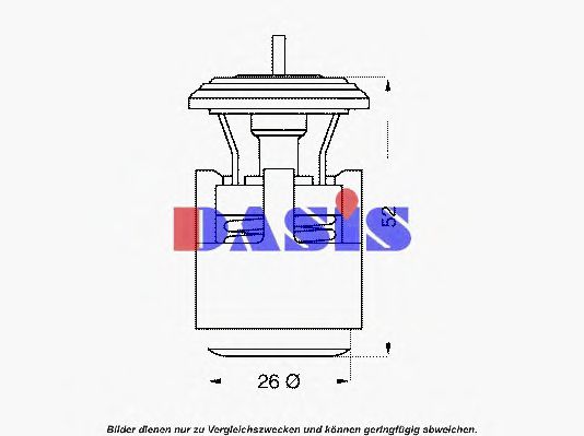 Imagine termostat,lichid racire AKS DASIS 751818N