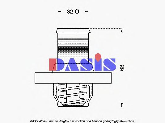 Imagine termostat,lichid racire AKS DASIS 751845N