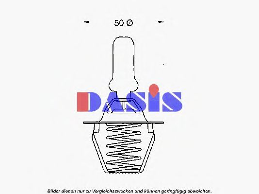 Imagine termostat,lichid racire AKS DASIS 751849N